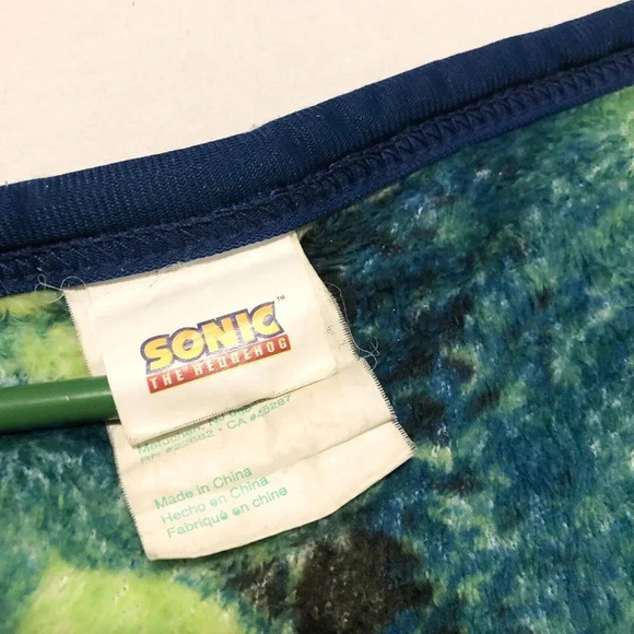 2021 Sonic the Hedgehog Soft Plush Throw Blanket for Kids 46 x 38 Inch - Picture 15 of 16